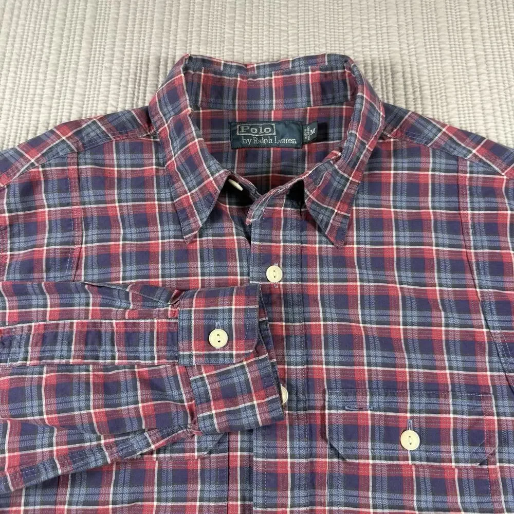 Polo Ralph Lauren Shirt Men M Vintage Quiet Luxury Preppy Old Money Business